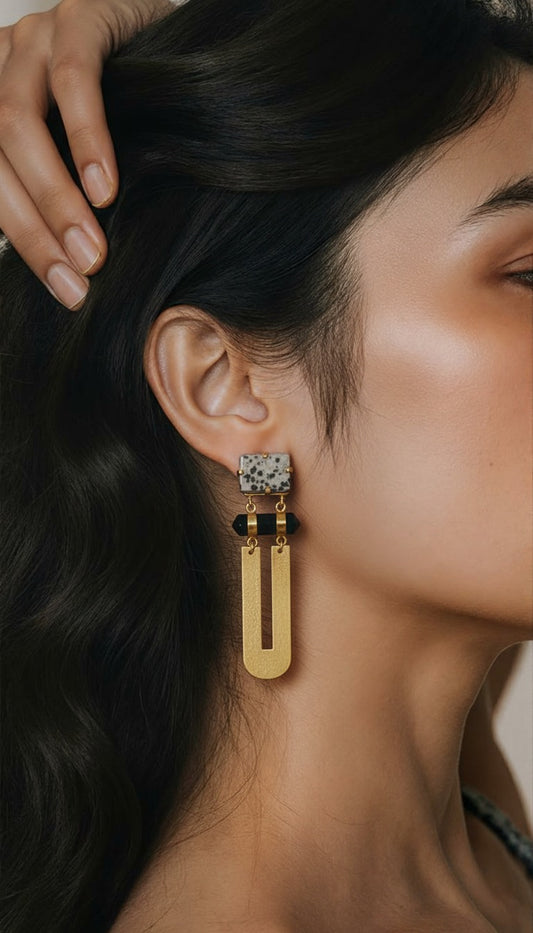 Nightshade Tassel | Amethyst Druzy & Hand-Strung Beaded Fringe Earrings