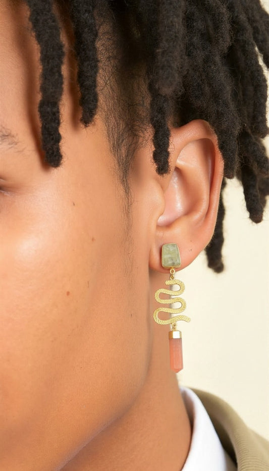 The Bohemian Geometric Drop Earring