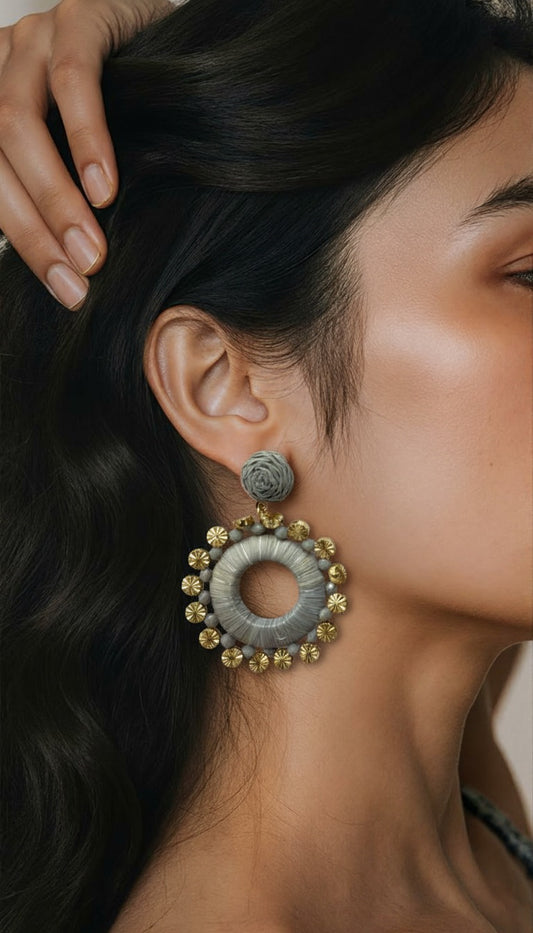 The Hibiscus Bloom Tiered Tassel Drops