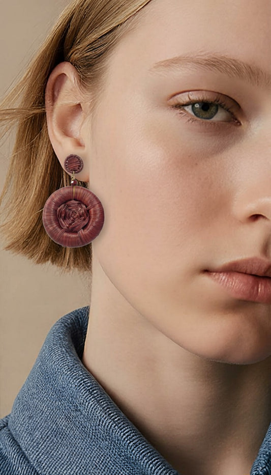 Siena Woven Rosette Drops